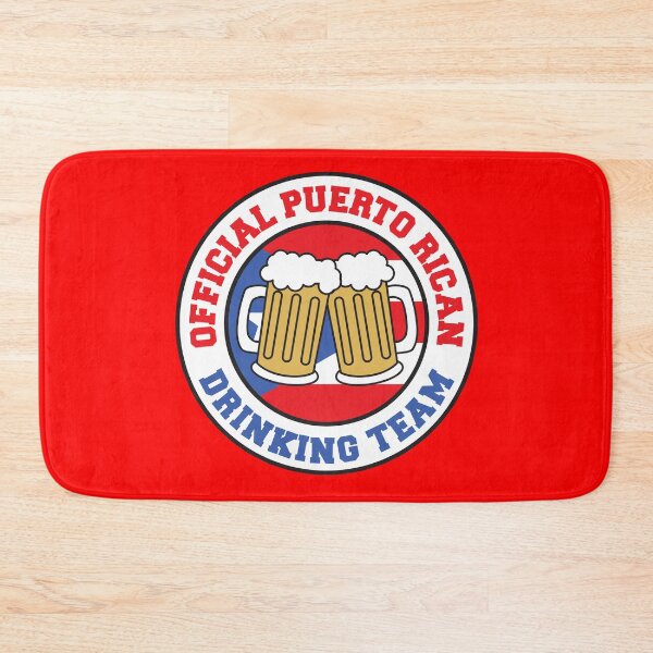Item preview, Official Puerto Rican Drinking Team Featuring Flag Of Puerto Rico And Beers designed and sold by jaycartoonist.