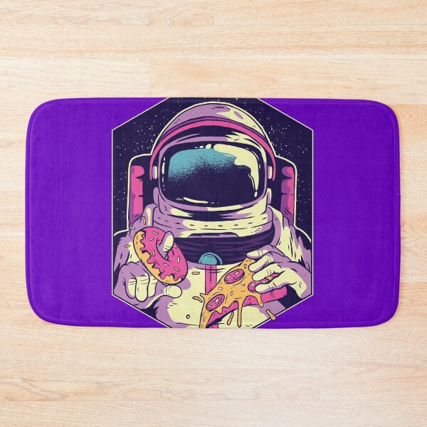 Item preview, Astronaut Eating Donut and Pizza designed and sold by Piztees.