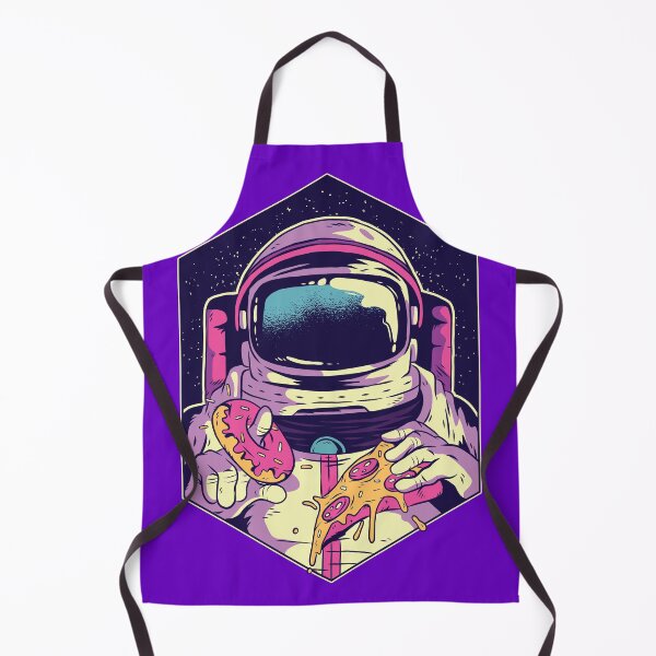Item preview, Astronaut Eating Donut and Pizza designed and sold by Piztees.