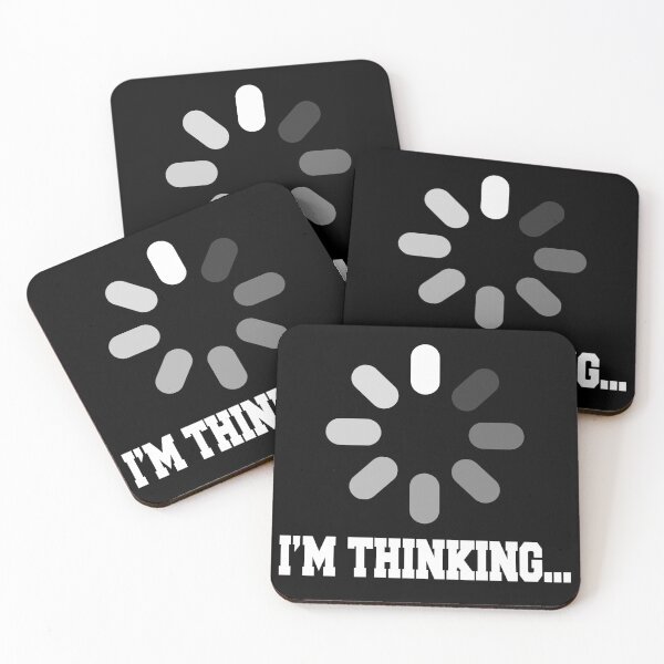 Item preview, I'm  thinking funny geek gift designed and sold by BadrLuke01.