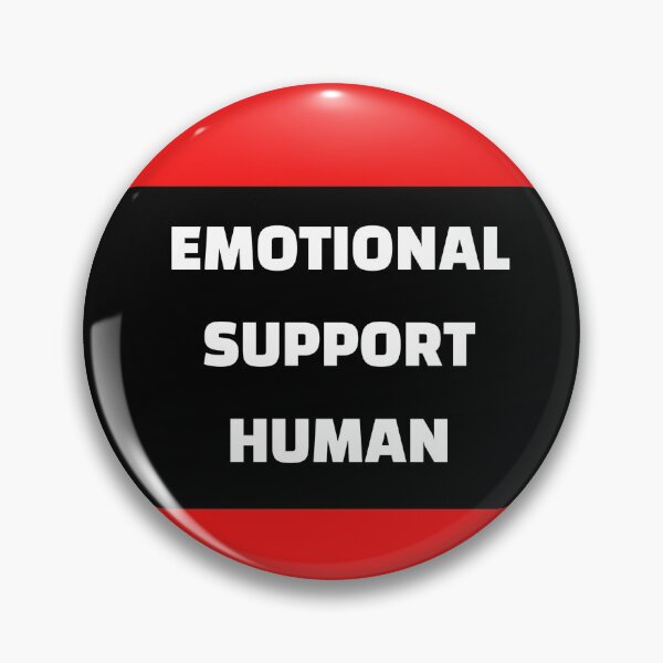 Item preview, Emotional support human  designed and sold by girlschance.
