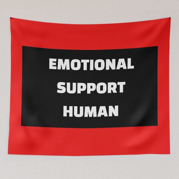 Item preview, Emotional support human  designed and sold by girlschance.