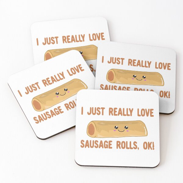 Item preview, I Just Really Love Sausage Rolls OK! designed and sold by Kawaiindoodle.