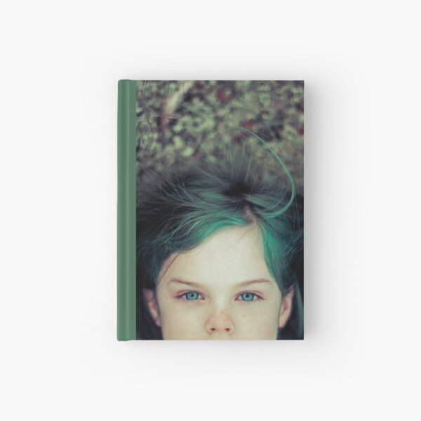 Green Haired Girl Hardcover Journal