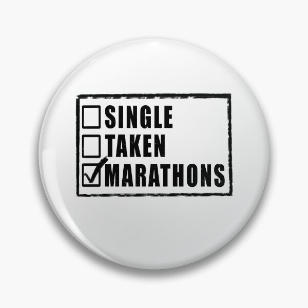 Item preview, Single Taken Marathons - White designed and sold by BusyMonkeys.