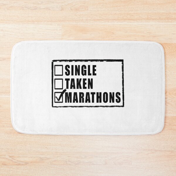 Item preview, Single Taken Marathons - White designed and sold by BusyMonkeys.