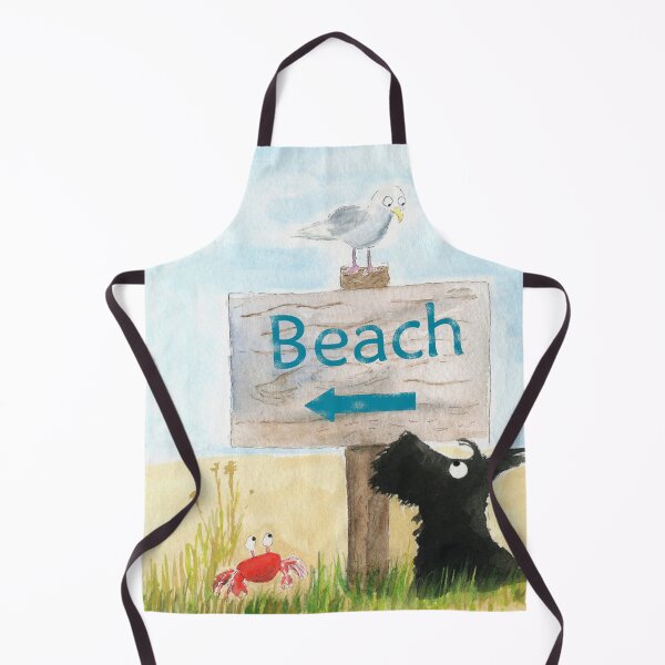 Item preview, Scottie Dog 'Beach' designed and sold by archyscottie.