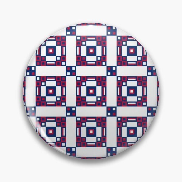 Item preview, Unique 4th of July Independence Day Patriotic American Flag Pixel Red White and Blue Designs Camouflage Repeating Retro Vintage Grid Patterns designed and sold by TeachUrb.