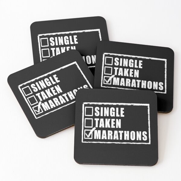 Item preview, Single Taken Marathons - Black designed and sold by BusyMonkeys.