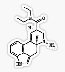LSD - Molecular Structure Sticker