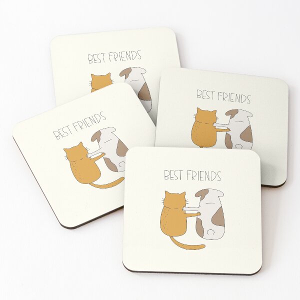 Item preview, Cat and dog. Best friends. designed and sold by IrinaOstapenko.