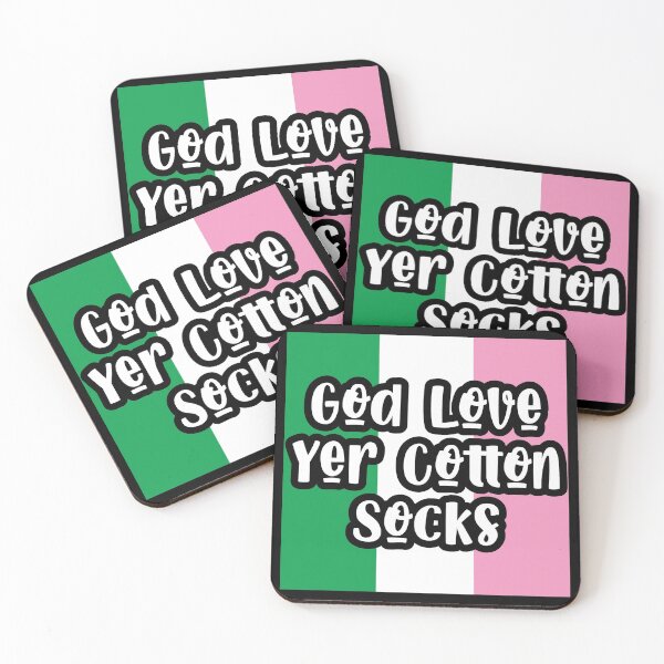 Item preview, God Love Yer Cotton Socks || Newfoundland and Labrador || Gifts || Souvenirs designed and sold by SaltWaterOre.