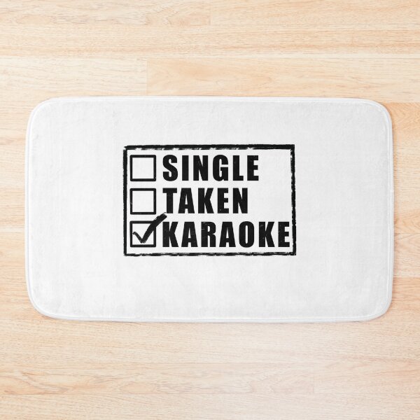 Item preview, Single Taken Karaoke - White designed and sold by BusyMonkeys.