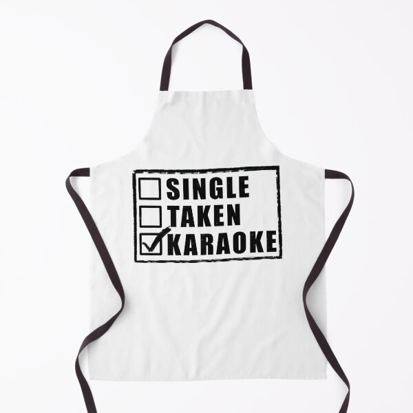 Item preview, Single Taken Karaoke - White designed and sold by BusyMonkeys.