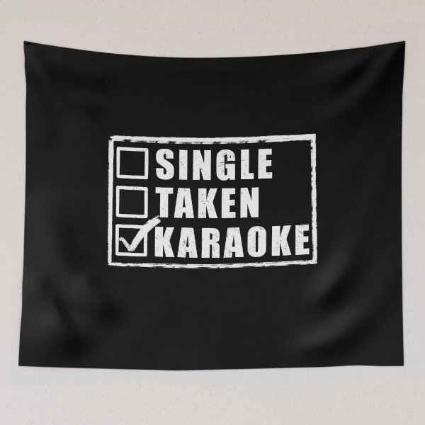 Item preview, Single Taken Karaoke - Black designed and sold by BusyMonkeys.