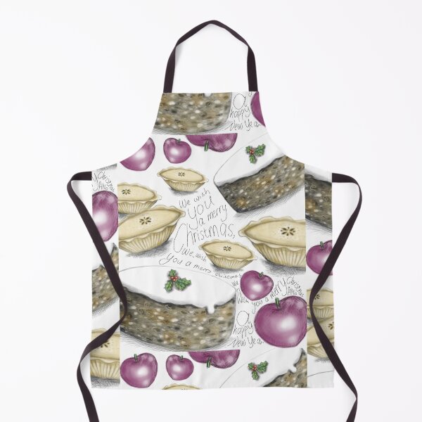 Item preview, Christmas Cake, Plums and Fruit Mince Pies designed and sold by Cherie Roe Dirksen.