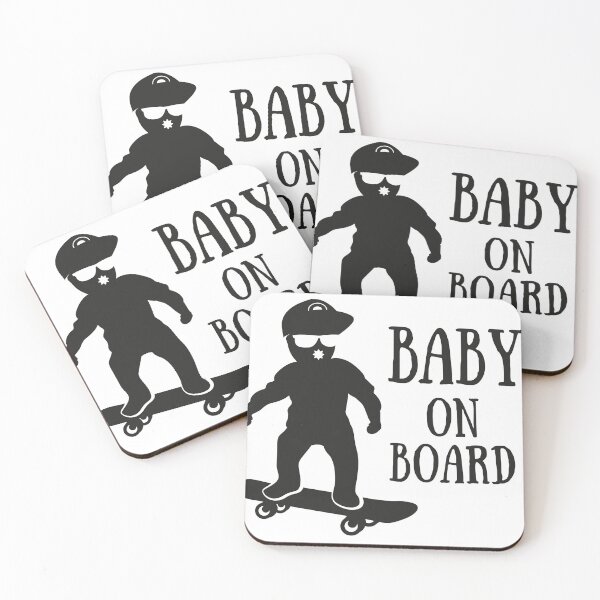 Item preview, baby on skateboard designed and sold by Niltevs.