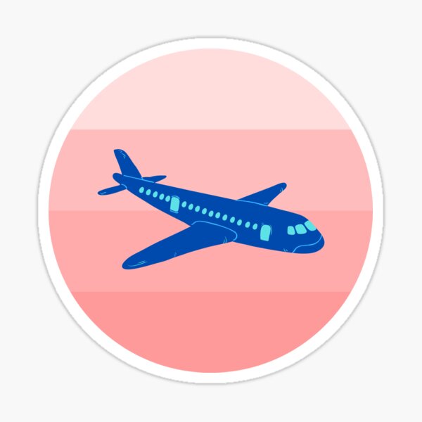 Fly Away and Travel the World Sticker
