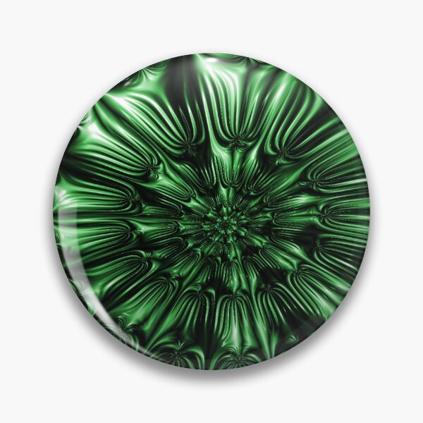 Aperçu de l'œuvre Verre de forêt verte - Art fractal abstrait créée et vendue par ittybittyowl.