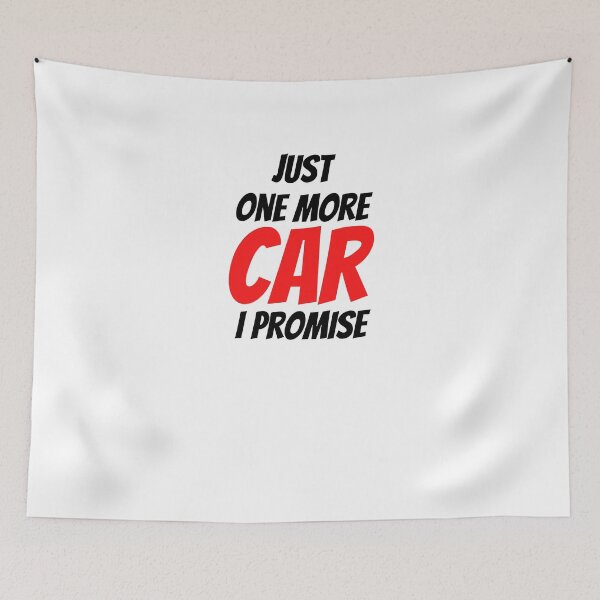 Item preview, Just One More Car I Promise designed and sold by Emerg-Apparel.
