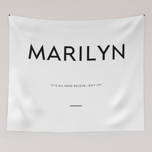 Item preview, MARILYN MAKE BELIEVE QUOTE designed and sold by THEARTOFQUOTES.