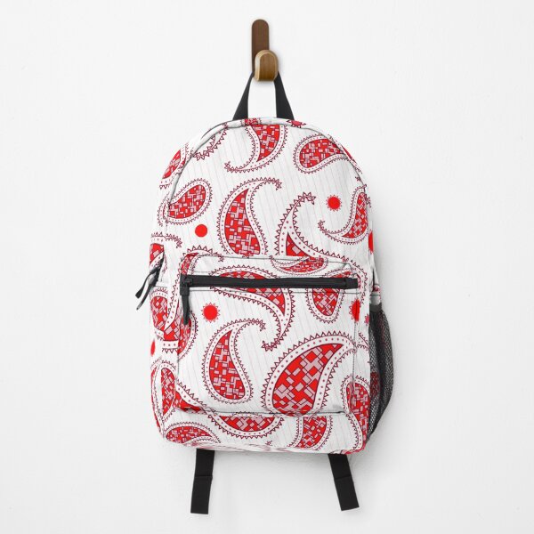Item preview, Red Paisley and Stripes - Seamless Pattern designed and sold by Sheldon Stewart.