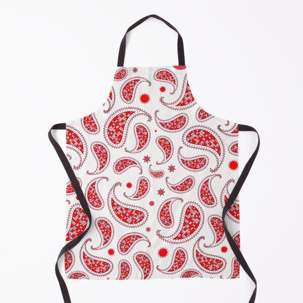 Item preview, Red Paisley and Stripes - Seamless Pattern designed and sold by Sheldon Stewart.