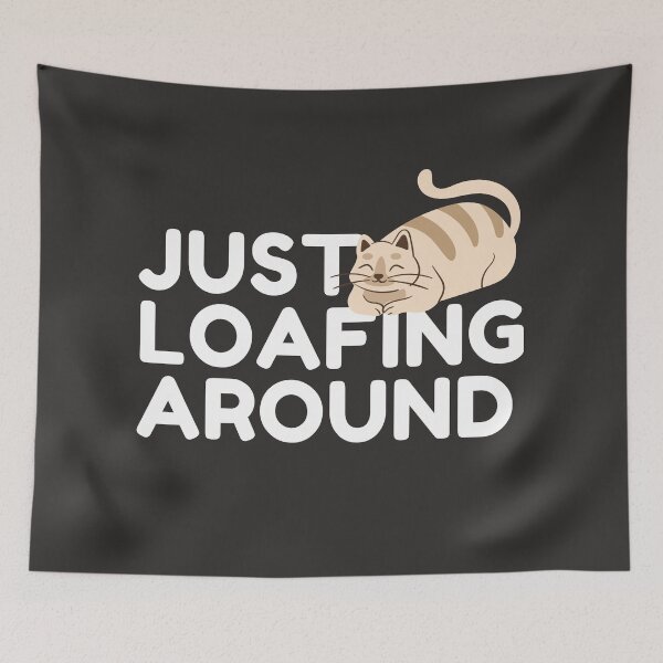 Item preview, Just Loafing Around Cat designed and sold by Colorful Misfits.