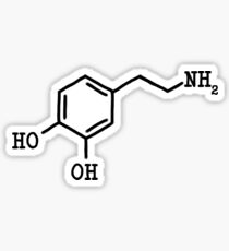 Dopamine - Molecular Structure Sticker