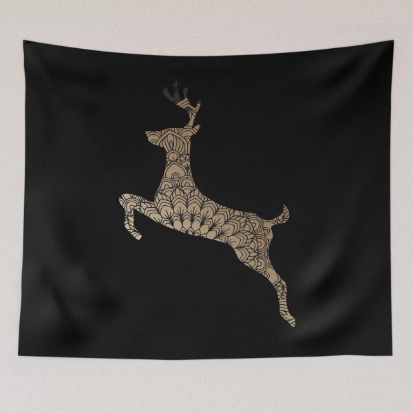 Item preview, Deer Golden Mandala designed and sold by Cozy-Dreams.