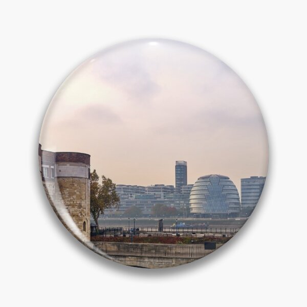 Item preview, Medieval Tower of London and modern City Hall designed and sold by VnGphoto.