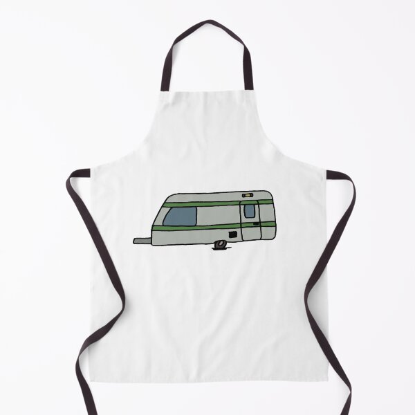 Item preview, Touring caravan, Dark Green and Gray designed and sold by FoxCalledThread.
