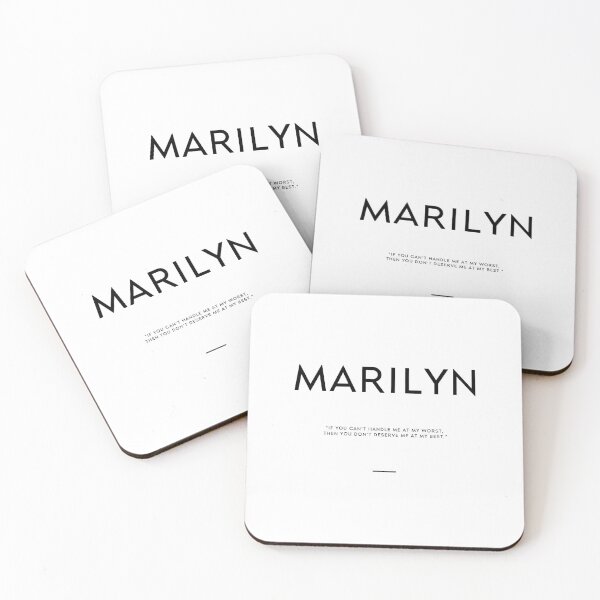 Item preview, MARILYN HANDLE ME QUOTE designed and sold by THEARTOFQUOTES.