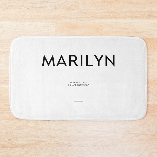 Item preview, MARILYN FEAR QUOTE designed and sold by THEARTOFQUOTES.