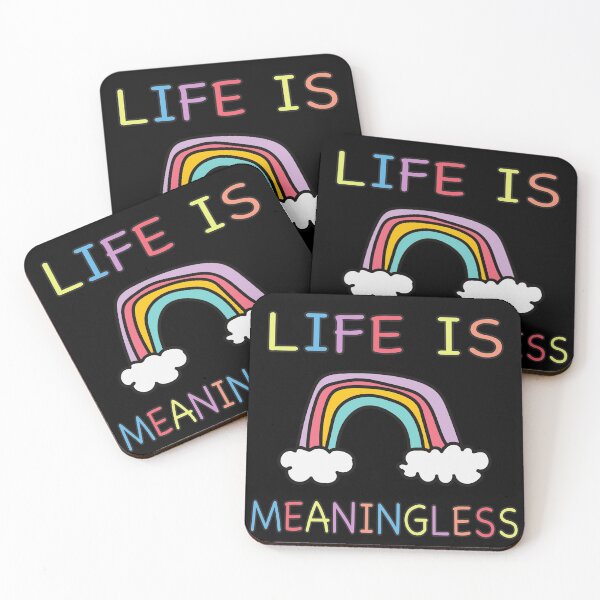 Item preview, La vida no tiene sentido Pretty Nihilism Nihilist Rainbow designed and sold by cattiktoks1718.