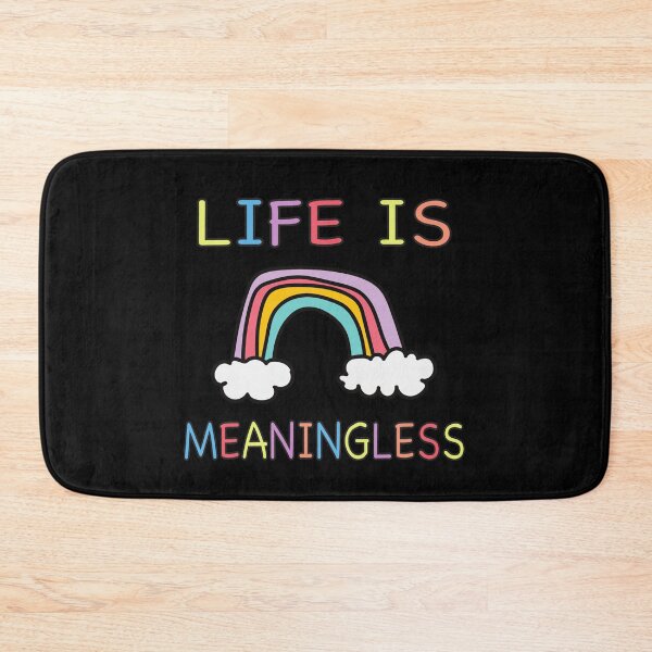Item preview, Life Is Meaningless Pretty Nihilism Nihilist Rainbow designed and sold by cattiktoks1718.