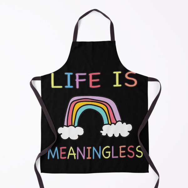Item preview, Life Is Meaningless Pretty Nihilism Nihilist Rainbow designed and sold by cattiktoks1718.