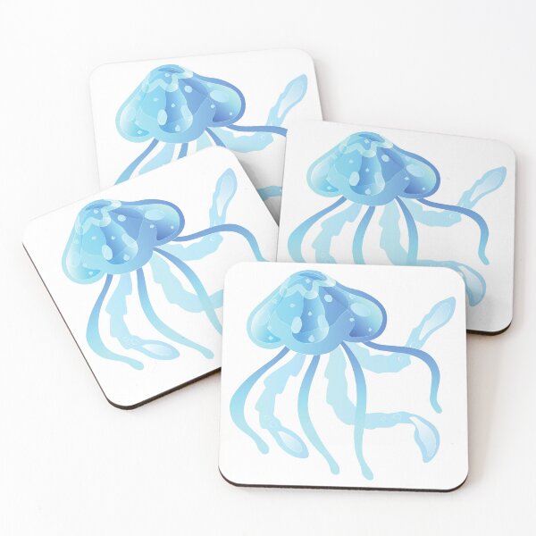 Item preview, Blue Jellyfish Underwater Marine Animal  designed and sold by treasure-crafts.