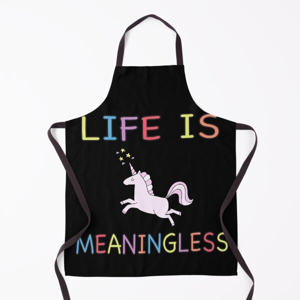Item preview, Life Is Meaningless Pretty Nihilism Nihilist Unicorn designed and sold by cattiktoks1718.