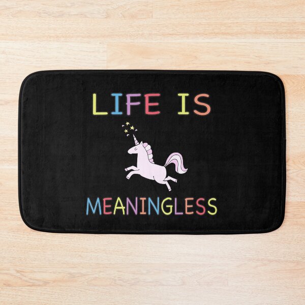 Item preview, Life Is Meaningless Pretty Nihilism Nihilist Unicorn designed and sold by cattiktoks1718.