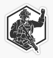 Tactical Hand Signals Arma 3 Sticker