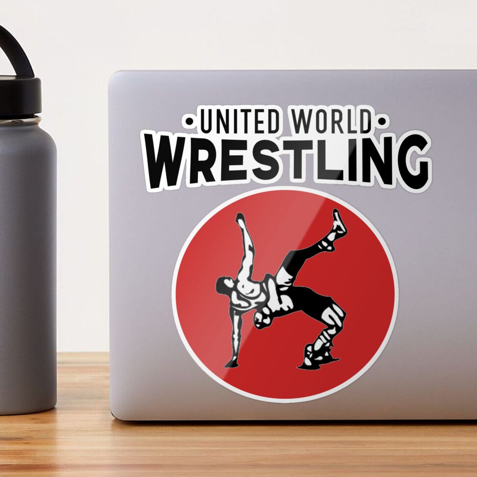 Stylish United World Wrestling Sticker for Sale by lodarohit