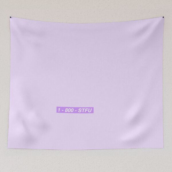 Item preview, 1 - 800 - STFU - purple designed and sold by elizastreet.