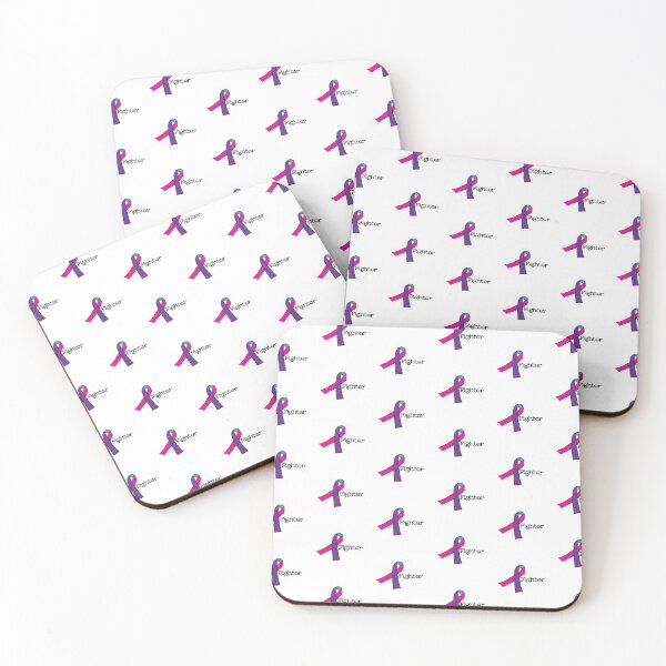 Item preview, Thyroid Cancer Ribbon Fighter designed and sold by DavanyDesigns.