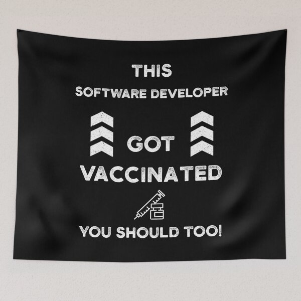 Item preview, This SOFTWARE DEVELOPER Got Vaccinated you should too! designed and sold by yeknow.