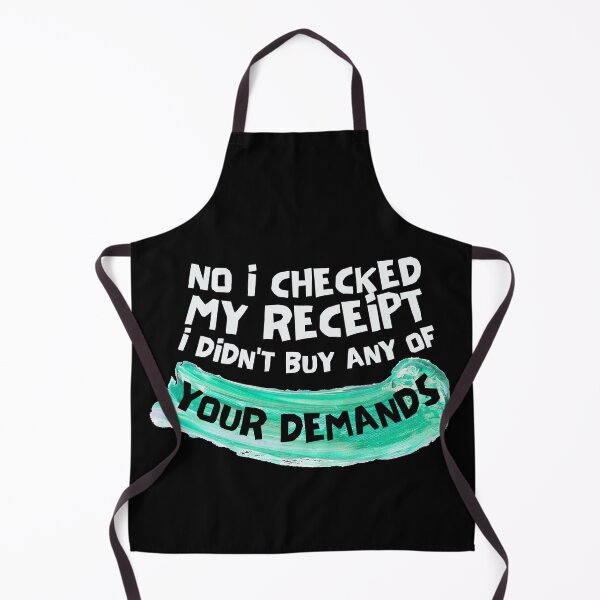 Item preview, No I Checked My Receipt designed and sold by Joy Poddar.