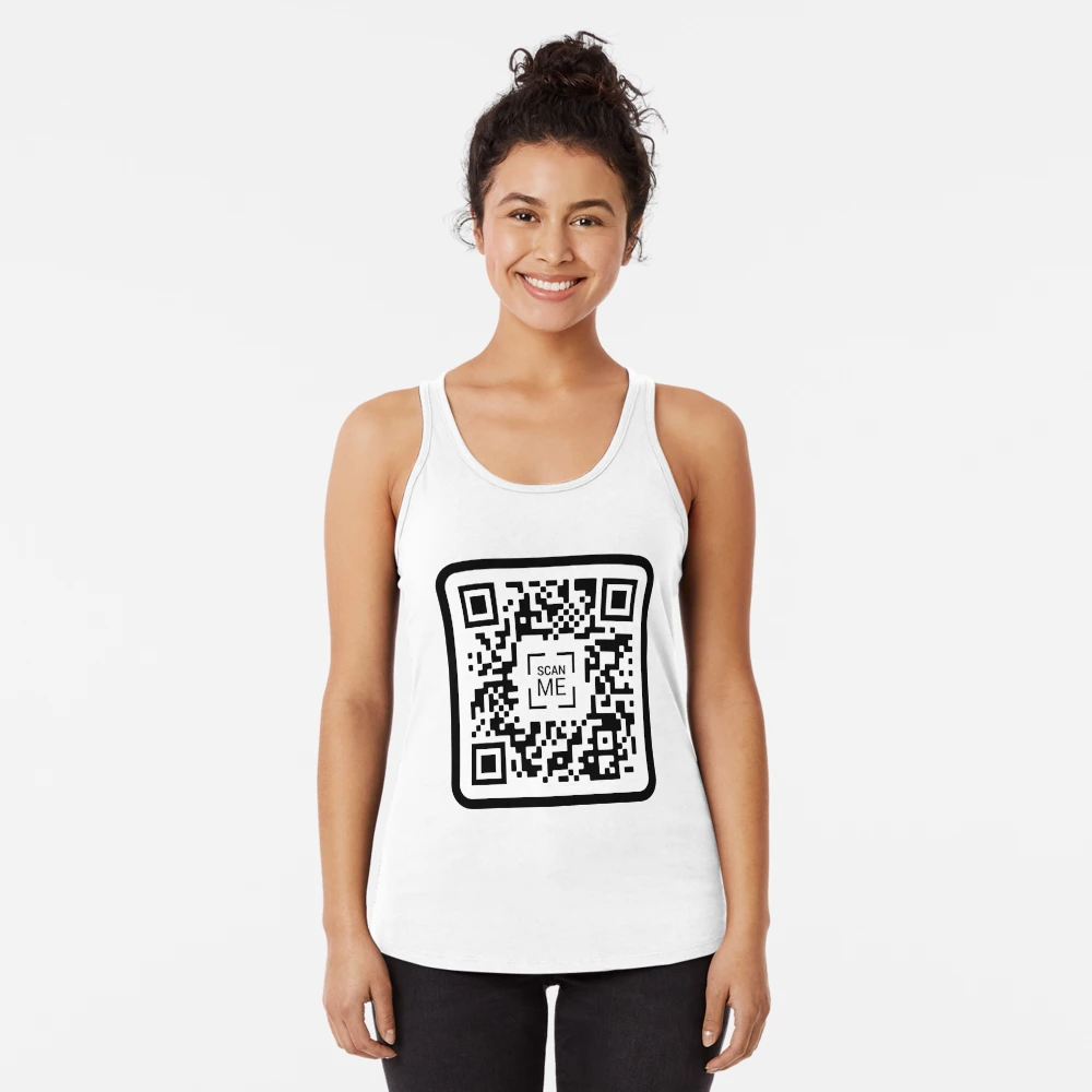 Camiseta con espalda nadadora for Sale con la obra «Código QR de Xvideos»  de PhrasesOfWords | Redbubble