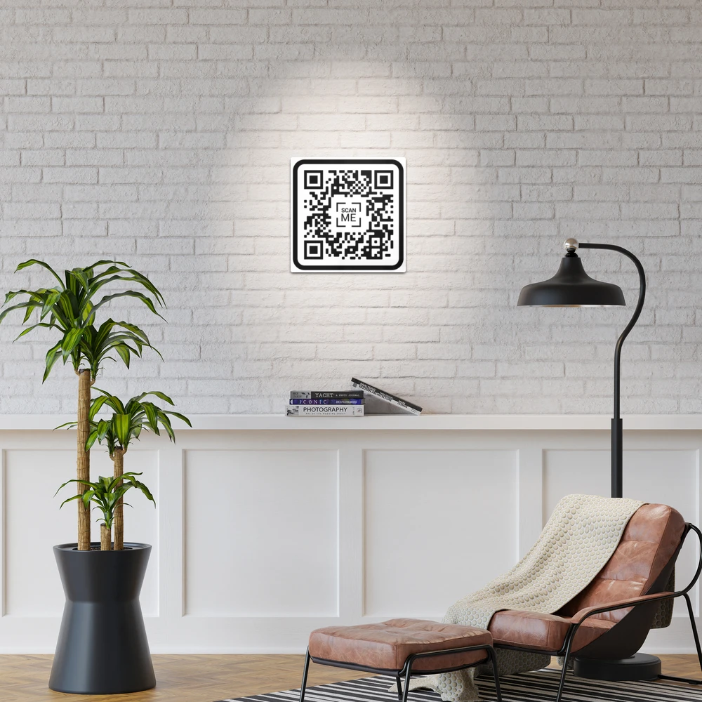 Xvideos QR Code | Metal Print