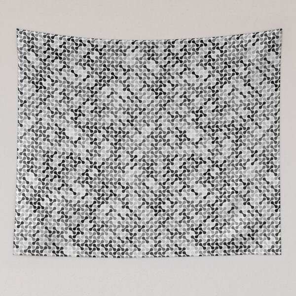 Item preview, Geometric metaball black & white designed and sold by pakanta.