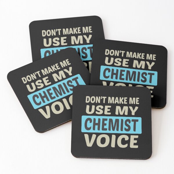 Item preview, Don't Make Me Use My Chemist Voice, Cute Funny Gift Idea For Chemists designed and sold by awesomedraw.